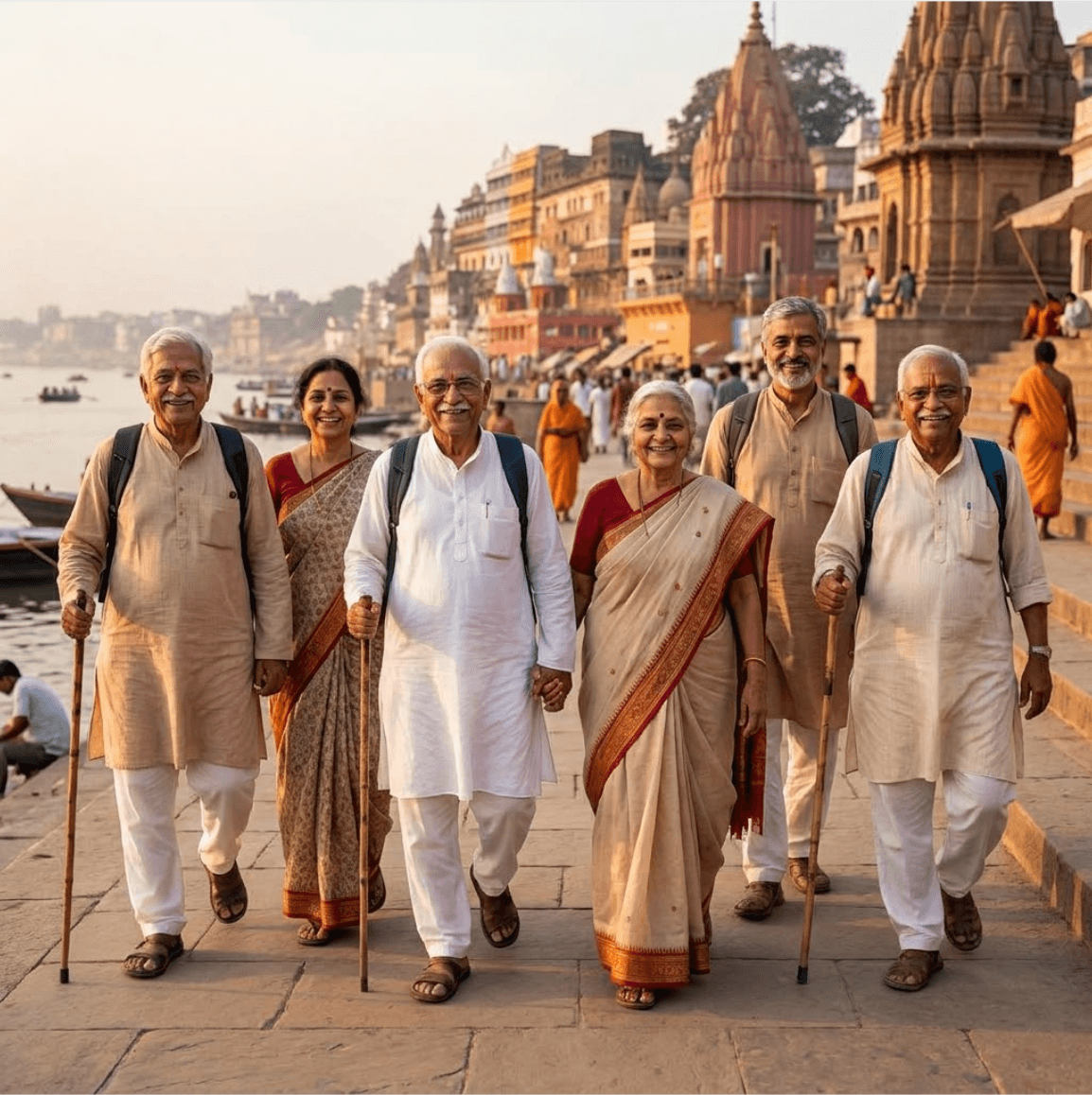 Meera & Suresh — Kashi · March 2026